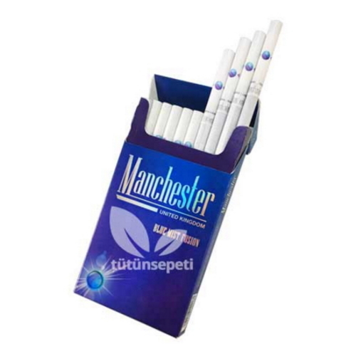 Manchester Blue Mist Fusion sigara - Yabanmersini ve Nane - Görsel 2