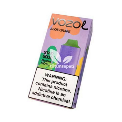 Vozol Star 6000 Aloe Grape Puff - Görsel 4
