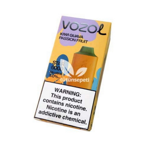 Vozol Star 6000 Kiwi Guava Passion Fruit Puff - Görsel 4