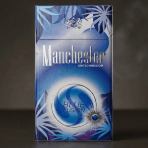 Manchester Superslim Blue Fusion Sigara – Yabanmersini ve Nane Aromalı
